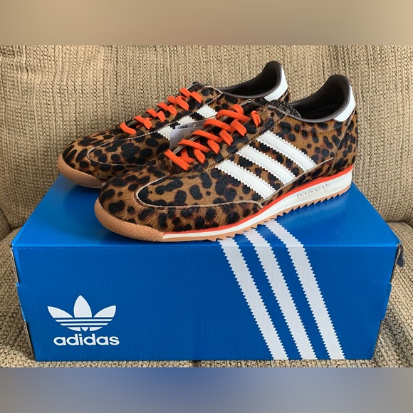 NEW Adidas SL 72 OG Leopard Print Shoes - Size 8 Women's - Sneakers - Picture 12 of 13